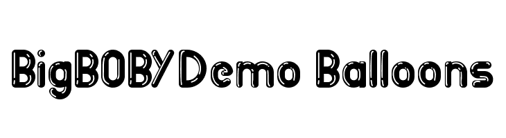 BigBOBY Demo Balloons  لخطوط تنزيل