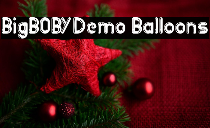 BigBOBY Demo Balloons Example 3