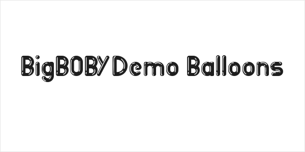 BigBOBY Demo Balloons Logo