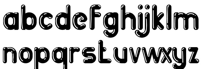 BigBOBY Demo Balloons Font LOWERCASE