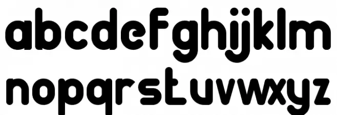 BigBOBY Demo Rounded Font Litere mici