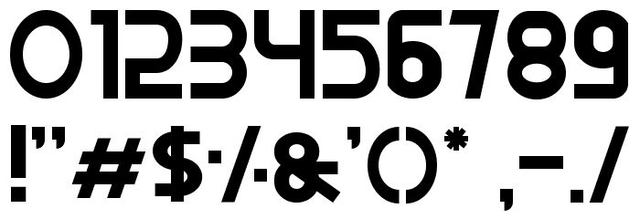 BigBOBY Demo Font OTHER CHARS
