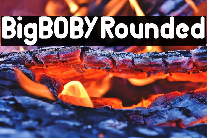 BigBOBY Rounded Font examples