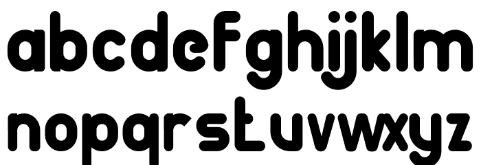 BigBOBY Rounded Font LOWERCASE