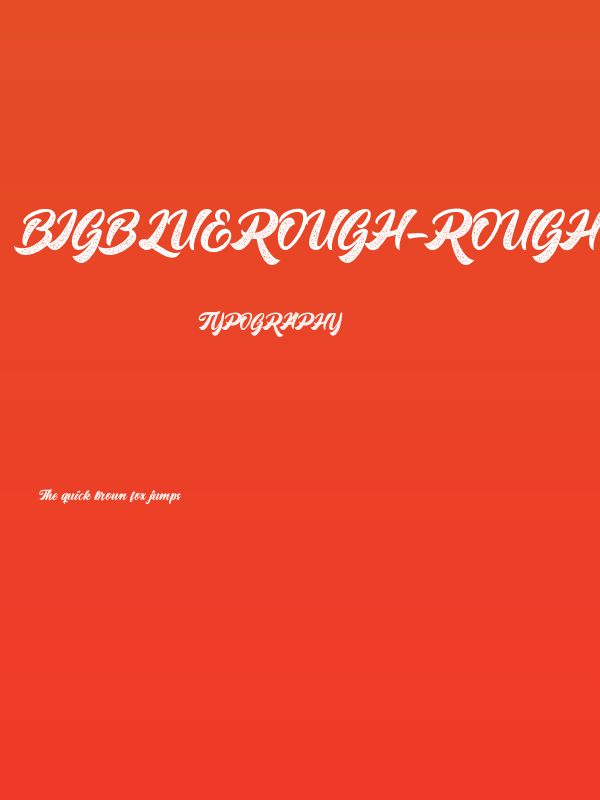 BigBlueRough-Rough Poster
