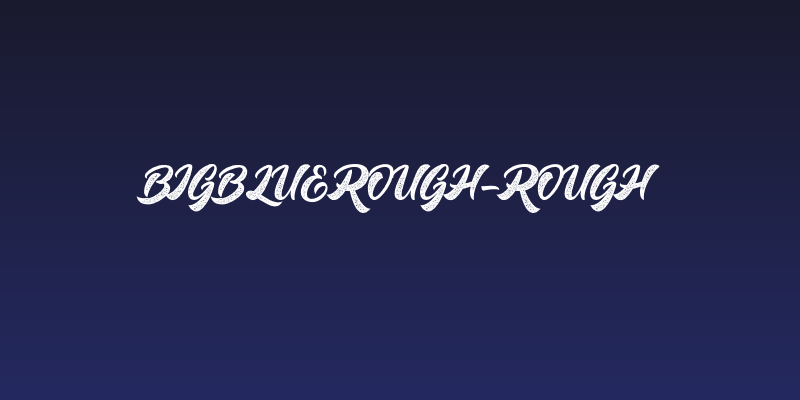 BigBlueRough-Rough Social Header