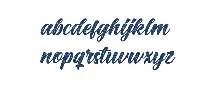 BigBlueRough-Rough Lowercase