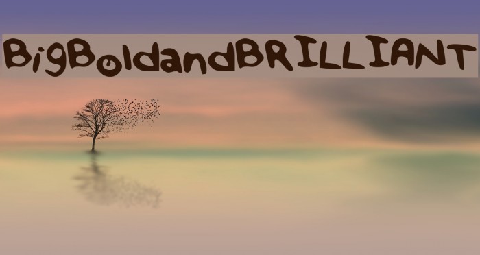 BigBoldandBRILLIANT Example 3