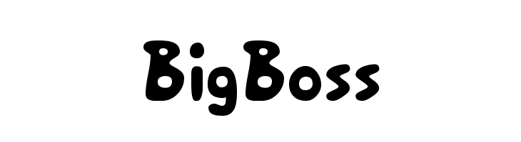 BigBoss  नि: शुल्क फ़ॉन्ट्स डाउनलोड