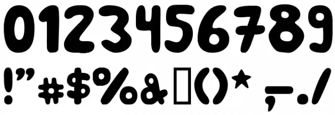 BigBoss Font OTHER CHARS