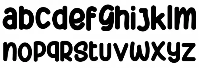 BigBoss_Demo Schriftart Kleinbuchstaben