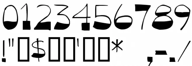 BigBottom Font OTHER CHARS