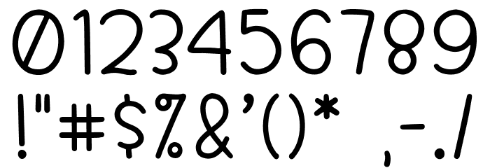 BigBoy Font Alte caractere