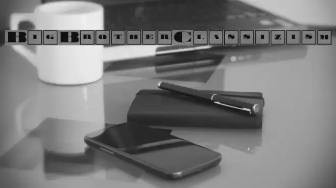 BigBrotherClassizism Font examples