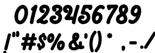 BigBrow-Regular Font OTHER CHARS