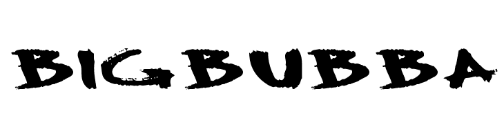 BigBubba  フリーフォントのダウンロード