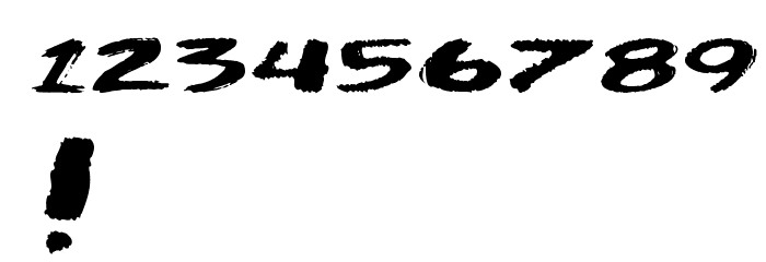 BigBubba Font OTHER CHARS