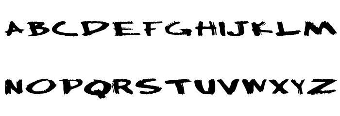 BigBubba Font LOWERCASE
