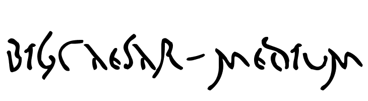 BigCaesar-Medium Font