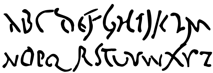 BigCaesar-Medium Font LOWERCASE