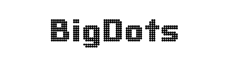 BigDots Font