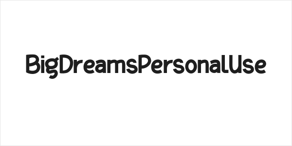 BigDreamsPersonalUse Logo