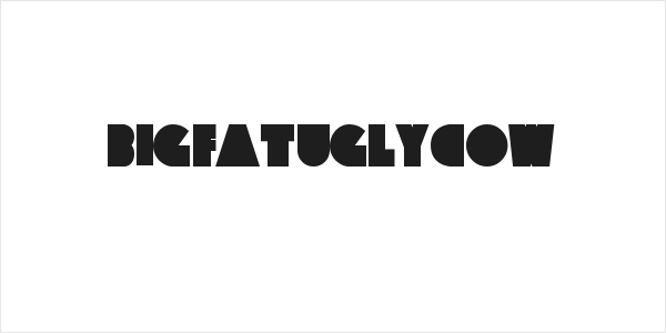 BigFatUglyCow Logo