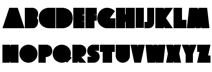 BigFatUglyCow Font LOWERCASE