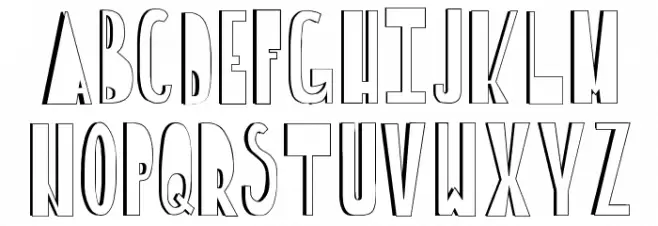 BigForehead Schriftart Groß