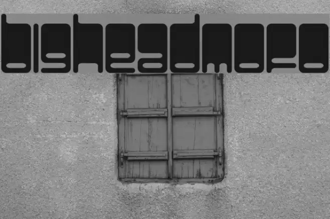 BigHeadMofo Font examples