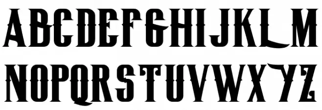 BigLodgeTypeFree Polices MAJUSCULES