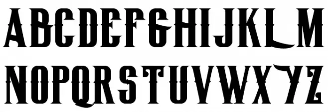 BigLodgeTypeFree Schriftart Groß