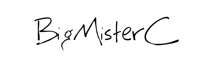 BigMisterC  font caratteri gratis