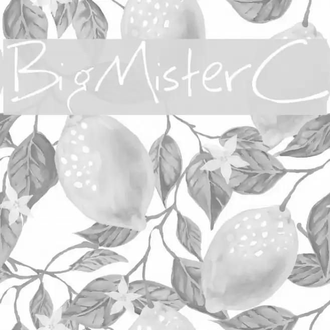 BigMisterC Font examples