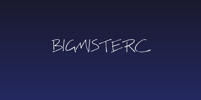 BigMisterC Social Header