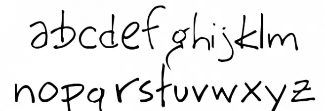 BigMisterC Schriftart Kleinbuchstaben