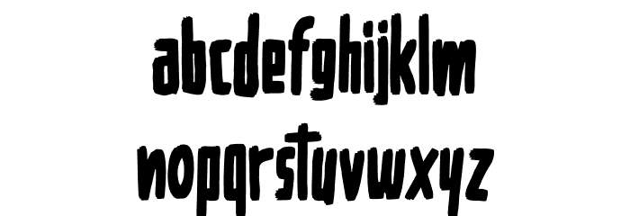 BigMom Regular Font LOWERCASE