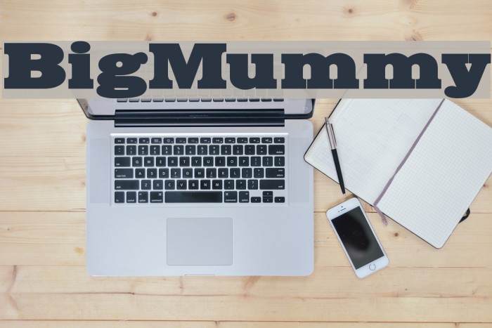 BigMummy Font examples