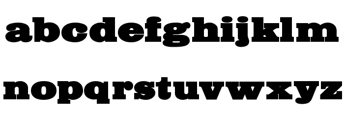 BigMummy Font LOWERCASE