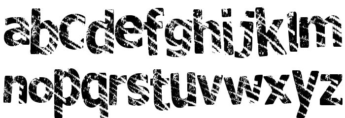 BigParty Font LOWERCASE