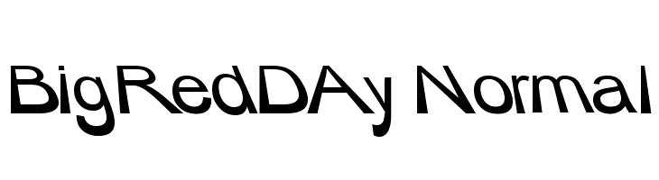 BigRedDAy Normal 字体