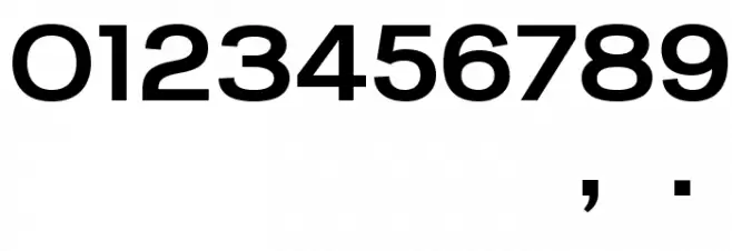 BigRiverSample Font OTHER CHARS