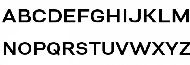 BigRiverSample フォント 大文字