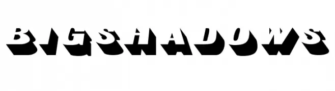 BigShadows  baixar fontes gratis
