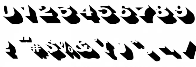 BigShadowsLeftOblique Font OTHER CHARS