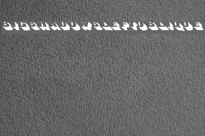 BigShadowsLeftOblique Font examples