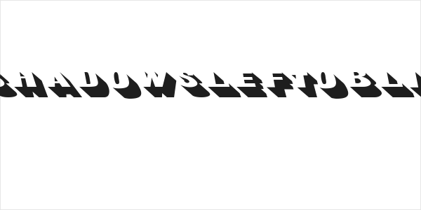 BigShadowsLeftOblique Logo