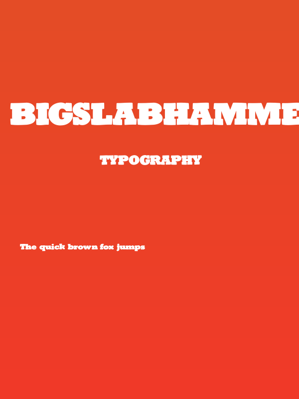 BigSlabHammer Poster
