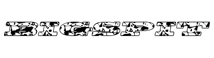 BigSpit  Frei Schriftart Herunterladen