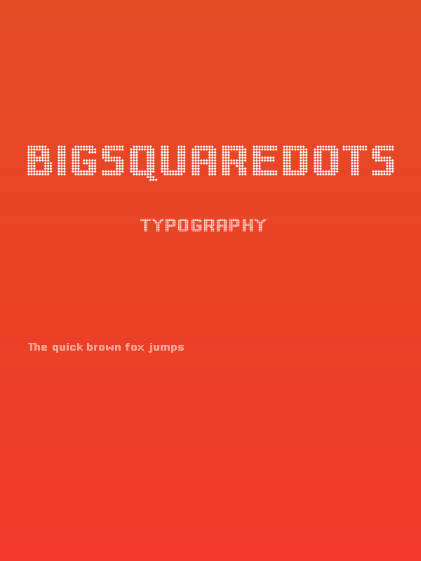 BigSquareDots Poster
